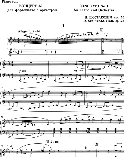Concerto No. 1, Op. 35