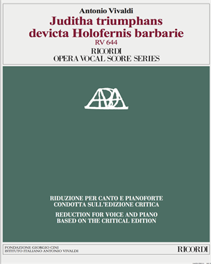 Juditha Triumphans Devicta Holofernis Barbarie RV 644