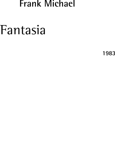 Fantasia, op. 57