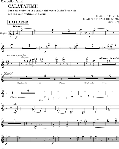 [Band] Piccolo Clarinet & Clarinet