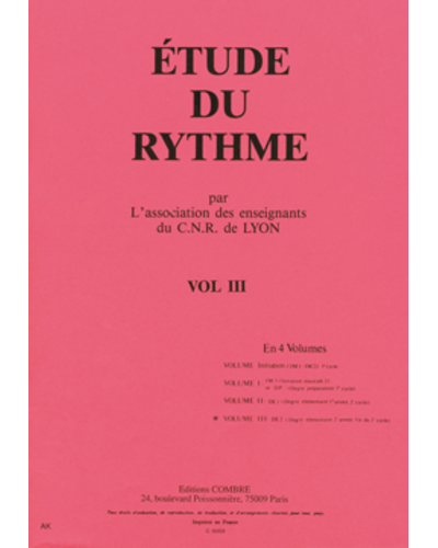 Étude du Rythme, Vol. 3