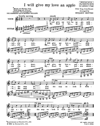 Folk Song Arrangements, Vol. 6