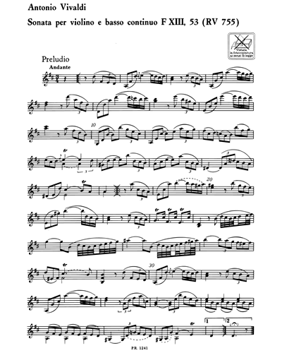 Sonata in Re maggiore RV 755 F. XIII n. 53