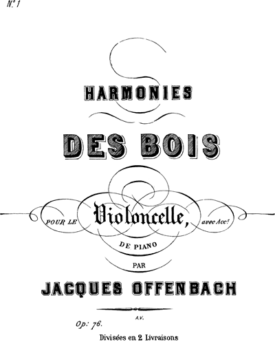 Harmonies Des Bois, op. 76, No. 1