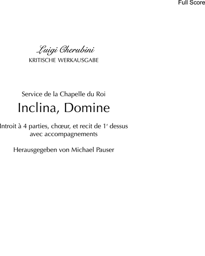 Inclina, Domine