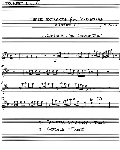 Trumpet in C 1/Trumpet in D 1 (Alternative)