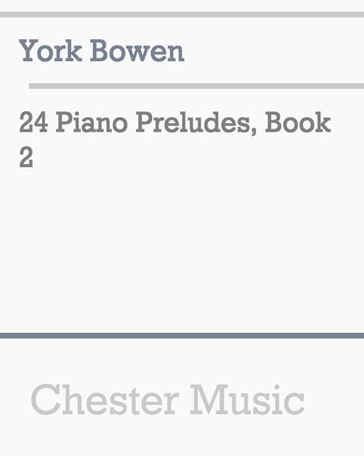 24 Piano Preludes, Book 2
