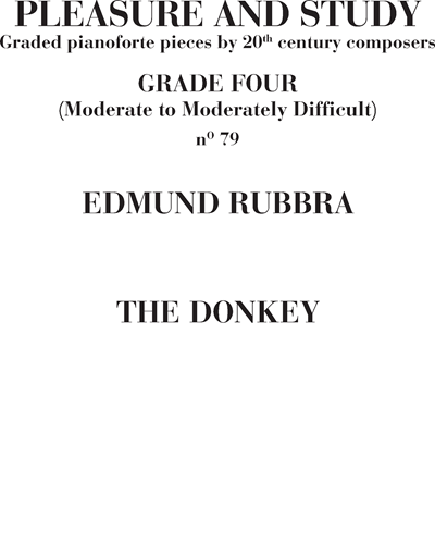 The donkey n. 79 (Pleasure and Study)