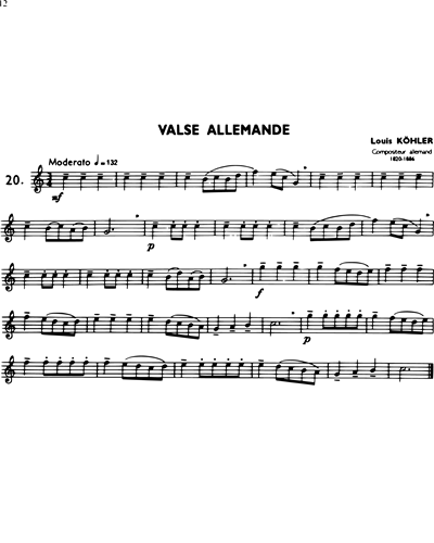 La Flûte Classique, Vol. 1: Valse Allemande