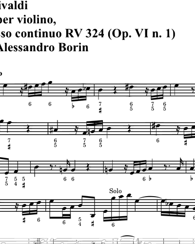 Concerto RV 324 Op. 6 n. 1