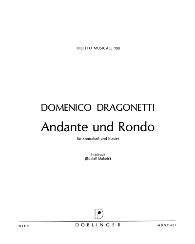 Andante and Rondo in D major