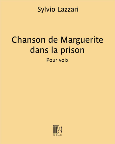 Chanson de Marguerite dans la prison