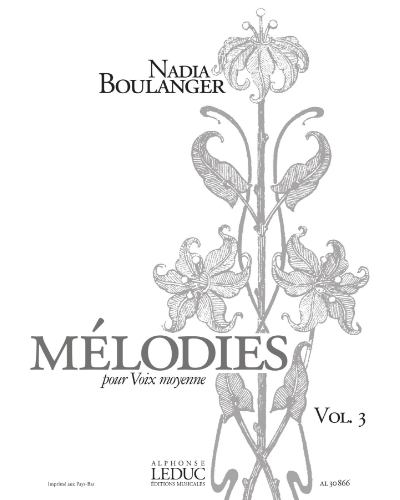 Boulanger Mélodies, Vol. 3