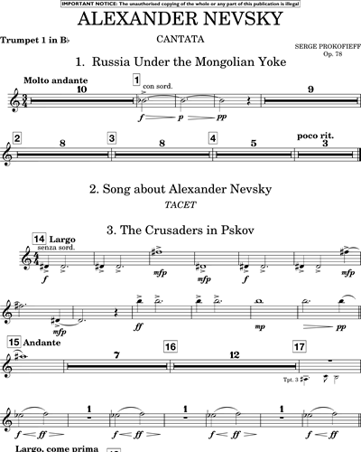 Alexander Nevsky, op. 78