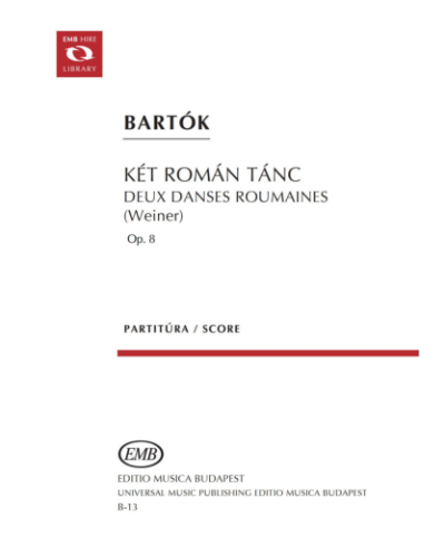 Két román tánc op. 8