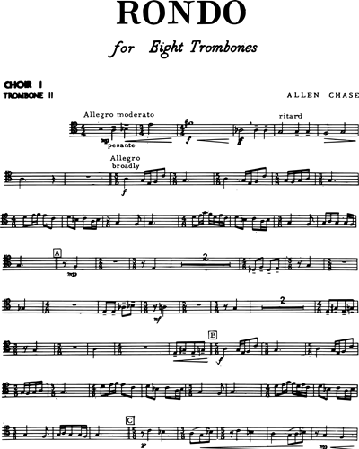 [Choir 1] Trombone 2