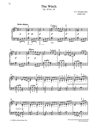 The Witch Op. 39 No. 20