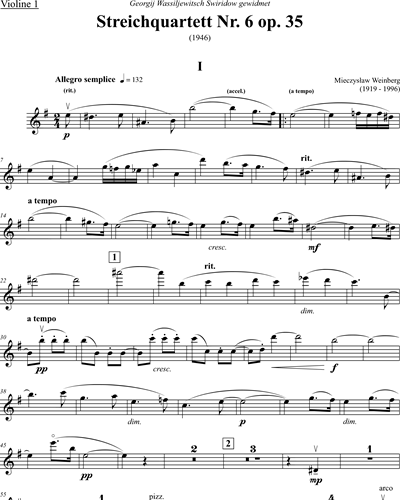 String Quartet No. 6, op. 35