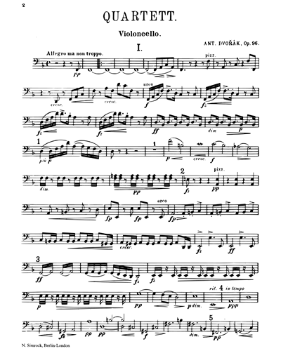 String Quartet in F major, op. 96