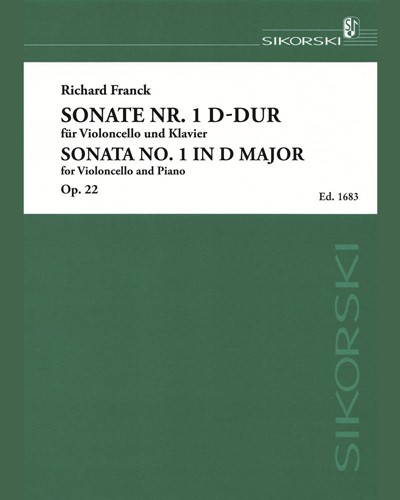 Sonata No. 1 in D major, op. 22