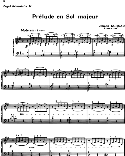 Prélude in G major