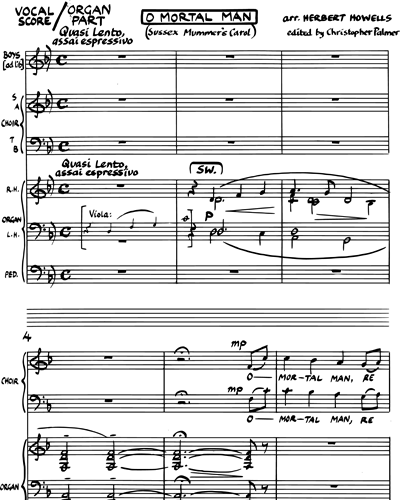Vocal Score & Organ