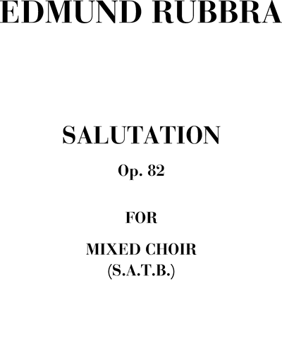 Salutation Op. 82