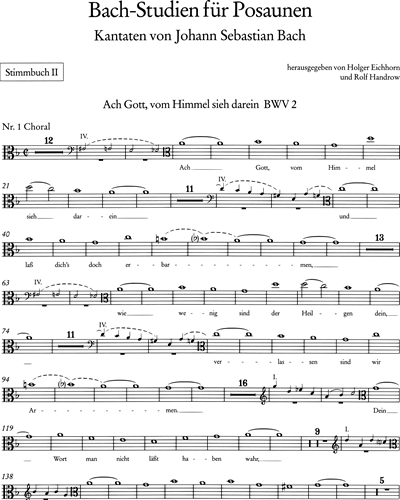 Bach Studies for Trombone