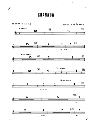 Granada (n° 1 de la "Suite Española")
