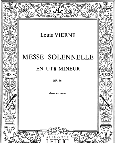 Messe Solennelle in C# minor, op.16