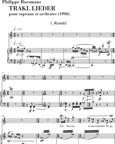 Soprano & Piano Reduction