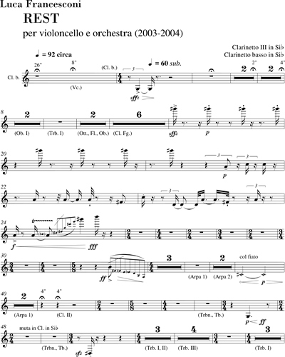 Clarinet 3 in Bb/Bass Clarinet 1 in Bb