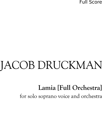 Lamia [Full Orchestra]