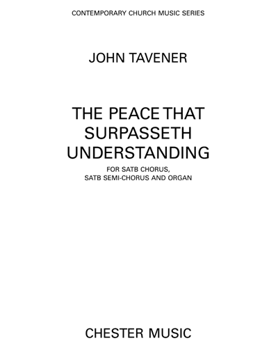 The Peace that Surpasseth Understanding