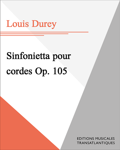 Sinfonietta pour cordes Op. 105