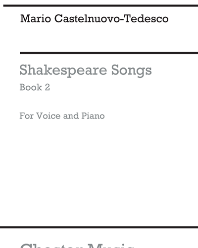 Shakespeare Songs, Book 2