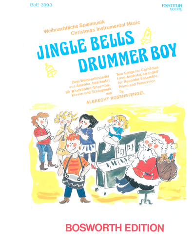 Jingle Bells And Drummer Boy arranged for Recorder Ensemble