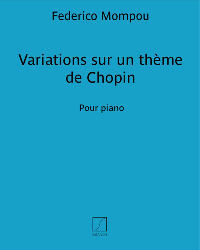 Variations sur un thème de Chopin - Pour piano