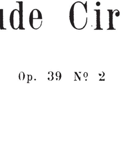 Prélude Circulaire Op. 39, No. 2 