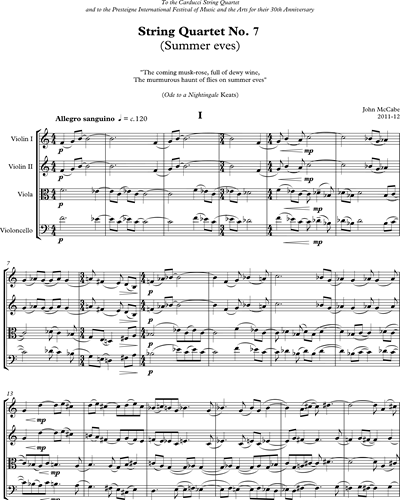 String Quartet No. 7 ("Summer eves")
