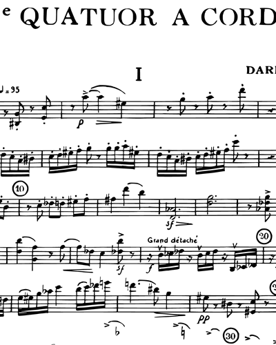 Quatuor à Cordes No. 15, Op. 291