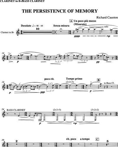 Clarinet in Bb/Bass Clarinet