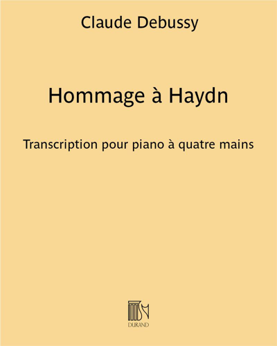 Hommage à Haydn - Transcription pour piano à quatre mains