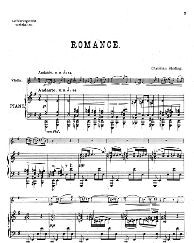 Romance, Op. 9