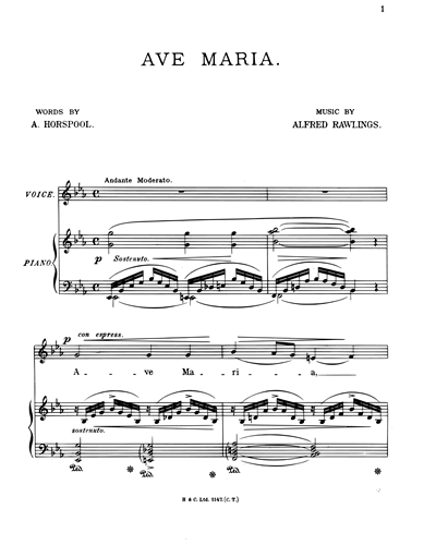 Flute & Organ & Piano & Violin & Voice
