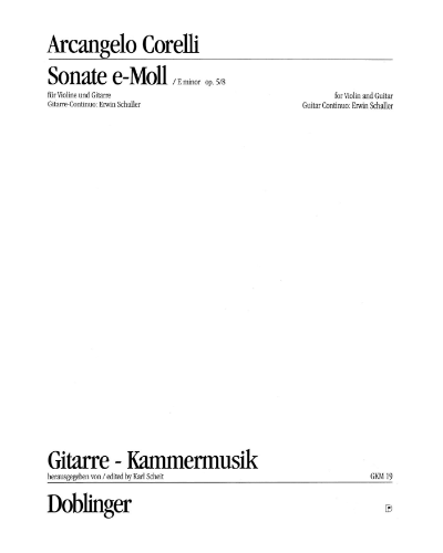 Sonata in E minor, op. 5/8