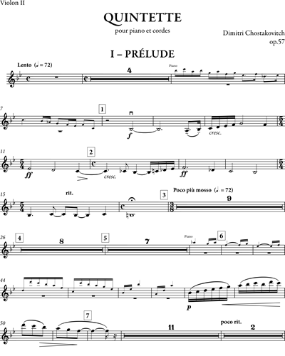 Piano Quintet, op. 57
