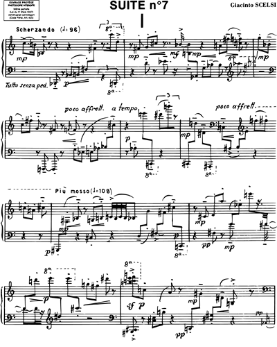 Suite n. 7 pour piano