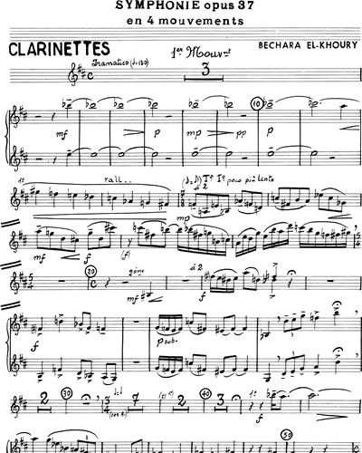 Clarinet 1 & Clarinet 2