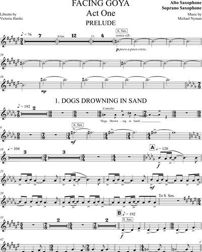 Soprano Saxophone/Alto Saxophone
